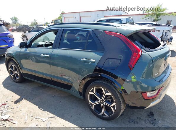 KNDCT3LE3P5095731 2023 KIA NIRO Green Սալոնի 360 աստիճան տեսք