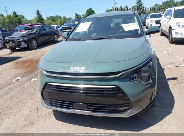 KNDCT3LE3P5095731 2023 KIA NIRO Green Սարքավորումների վահանակի տեսք