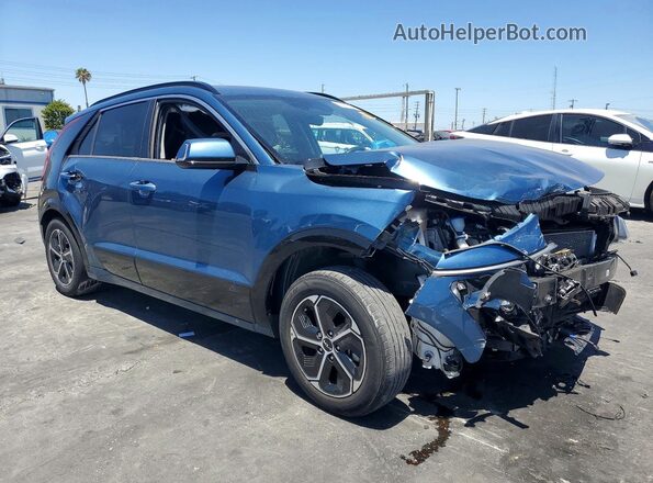 KNDCT3LE4R5145619 2024 KIA NIRO Синий Передняя правая четверть