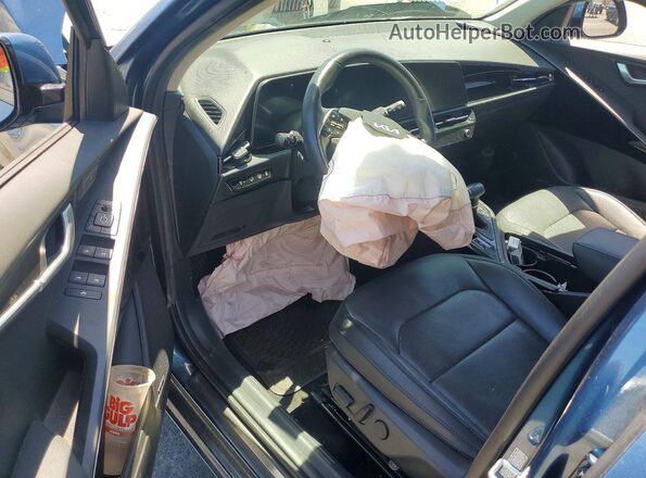 KNDCT3LE4R5145619 2024 KIA NIRO Синий Вид панели приборов