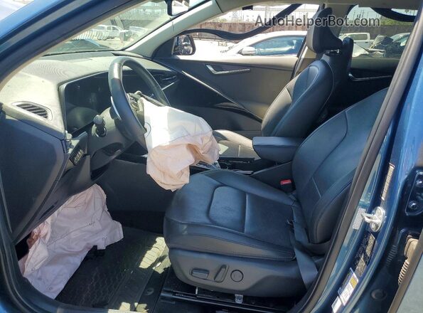 KNDCT3LE4R5145619 2024 KIA NIRO Синий Вид салона спереди