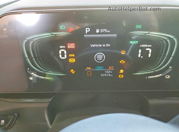 KNDCT3LE9R5131859 2024 KIA NIRO Charcoal Widok zestawu wskaźników