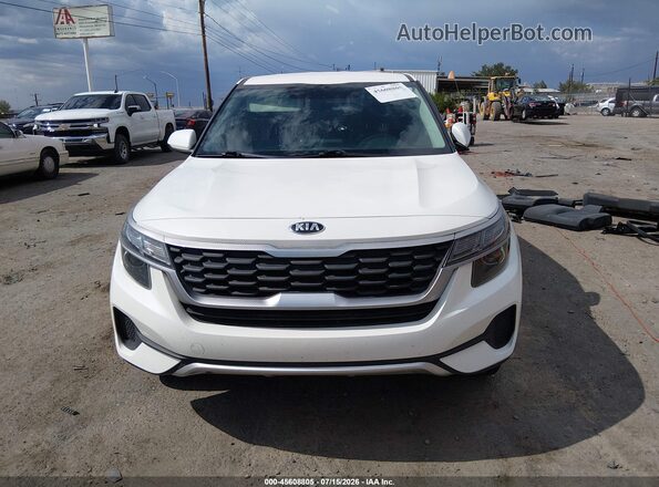 KNDEPCAA0M7140086 2021 KIA SELTOS White Vista interior trasera