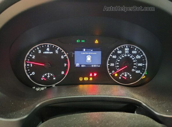 KNDEPCAA0M7221007 2021 KIA SELTOS Silver Вид щитка приладів