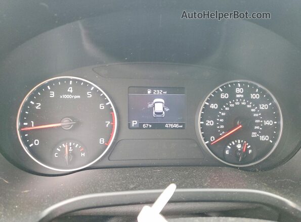 KNDEPCAA1M7171380 2021 KIA SELTOS Синий Вид щитка приборов