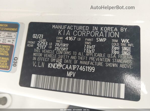 KNDEPCAA1P7461199 2023 KIA SELTOS Белый Вид подкапотного пространства
