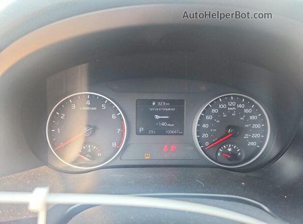 KNDEPCAA2M7204127 2021 KIA SELTOS Gray Вид щитка приладів