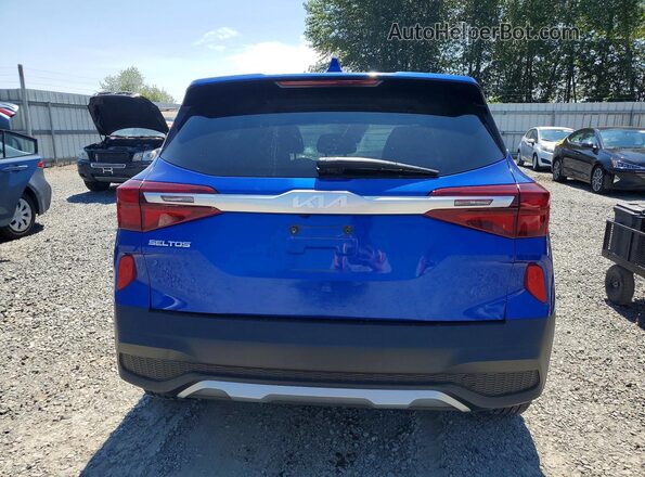 KNDEPCAA2N7341330 2022 KIA SELTOS Blue უკანა ხედი