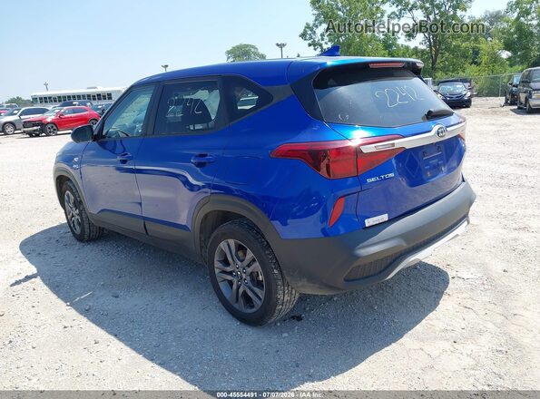 KNDEPCAA3M7153236 2021 KIA SELTOS Синий Задняя левая четверть