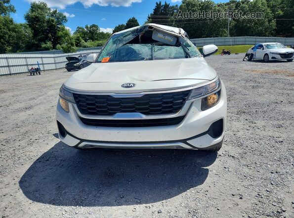KNDEPCAA3M7174197 2021 KIA SELTOS White წინა ხედი