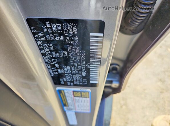 KNDEPCAA3N7238613 2022 KIA SELTOS Gray Вид наклейки з VIN-кодом