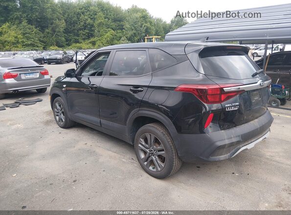 KNDEPCAA4M7045952 2021 KIA SELTOS Black Задня ліва чверть