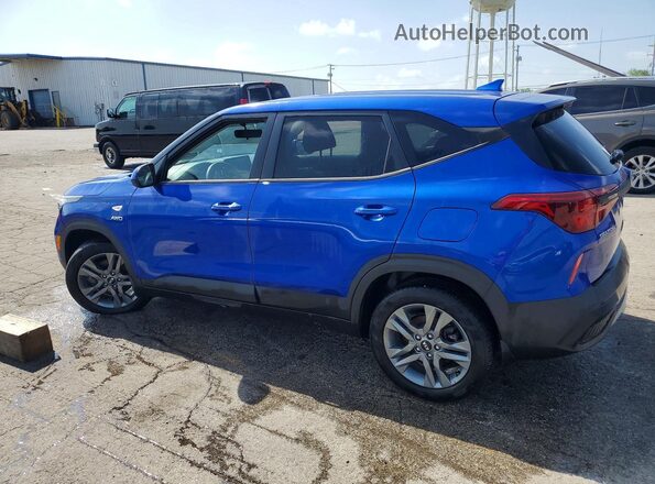 KNDEPCAA4M7047992 2021 KIA SELTOS Blue Հետևի ձախ