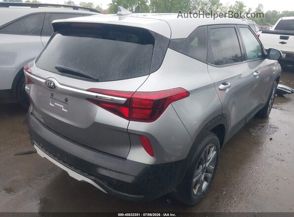 KNDEPCAA4M7160258 2021 KIA SELTOS Gray Trasero derecho