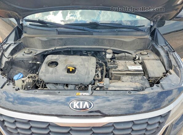 KNDEPCAA5M7058922 2021 KIA SELTOS Black ძრავის განყოფილების ხედი