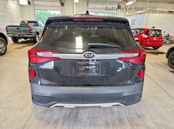 KNDEPCAA5M7218183 2021 KIA SELTOS Black უკანა ხედი