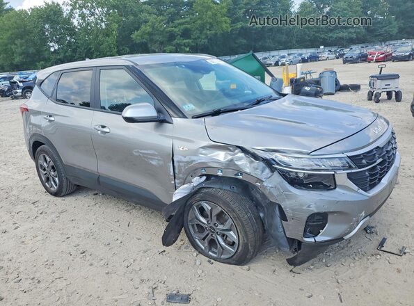 KNDEPCAA6R7514644 2024 KIA SELTOS Gray Передня права чверть