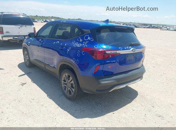 KNDEPCAA7M7144443 2021 KIA SELTOS Blue Tył lewy