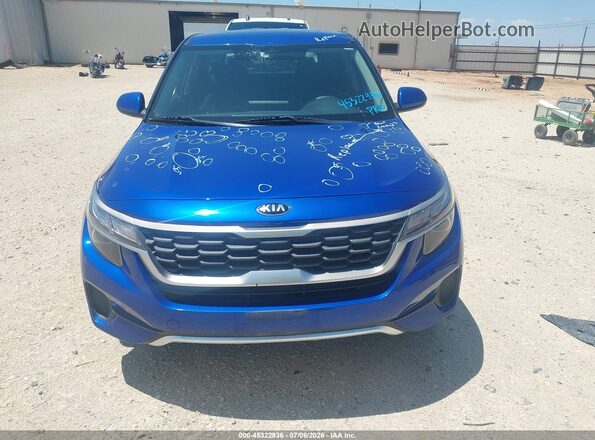 KNDEPCAA7M7144443 2021 KIA SELTOS Blue Widok zestawu wskaźników