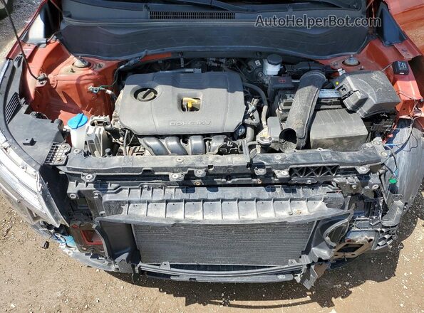 KNDEPCAA8M7052225 2021 KIA SELTOS Red Vista del compartimento del motor