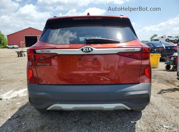 KNDEPCAA8M7052225 2021 KIA SELTOS Red Vista trasera