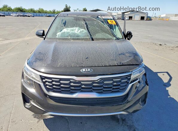 KNDEPCAAXM7172589 2021 KIA SELTOS Черный Вид спереди