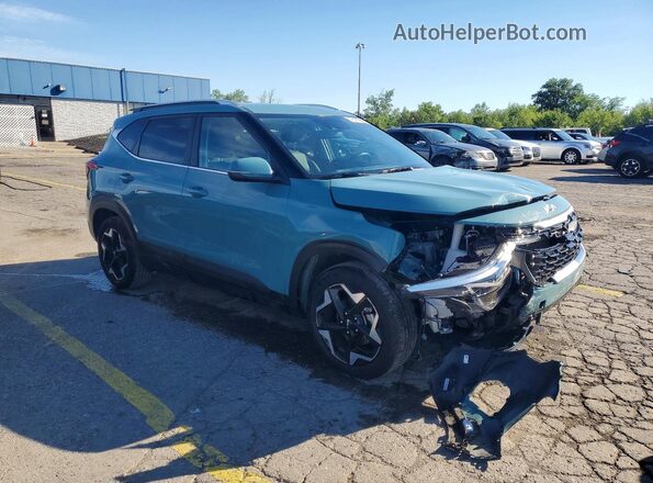 KNDER2AA4R7489019 2024 KIA SELTOS Turquoise Առջևի աջ