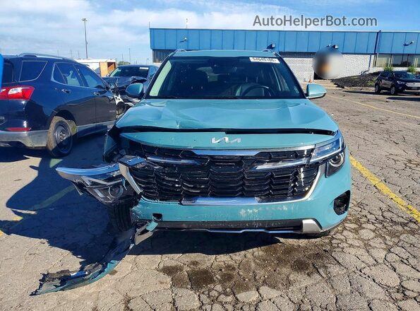 KNDER2AA4R7489019 2024 KIA SELTOS Turquoise Դիմացի տեսք