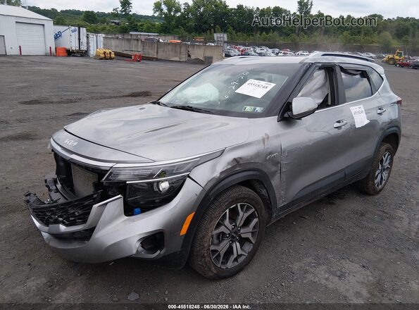 KNDERCAA1N7306594 2022 KIA SELTOS Gray Front left