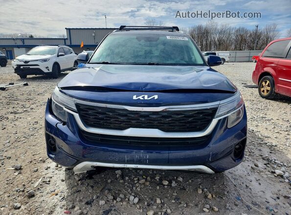 KNDERCAA1N7312640 2022 KIA SELTOS Blue Front view