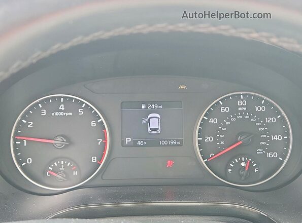 KNDERCAA1N7312640 2022 KIA SELTOS Blue Instrument cluster view