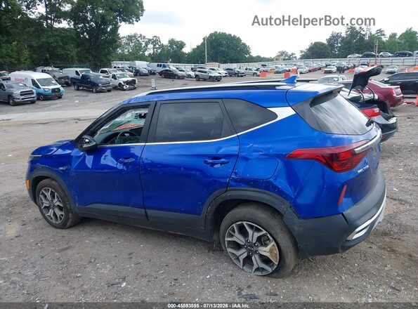 KNDERCAA2M7207703 2021 KIA SELTOS Blue Widok z przodu