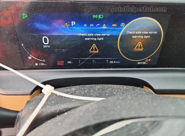 KNDERCAA2R7542466 2024 KIA SELTOS Black Vista del cuadro de instrumentos