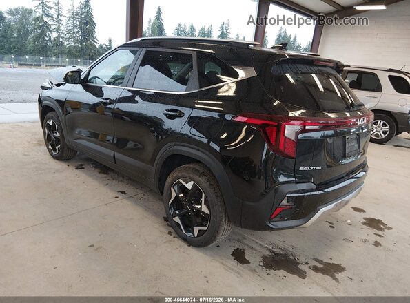 KNDERCAA2R7595796 2024 KIA SELTOS Black Trasero izquierdo
