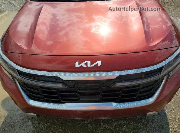 KNDERCAA3R7650806 2024 KIA SELTOS Red Սալոնի հետևի տեսք