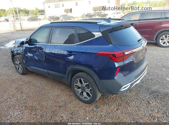 KNDERCAA6M7079787 2021 KIA SELTOS Blue უკანა მარცხენა
