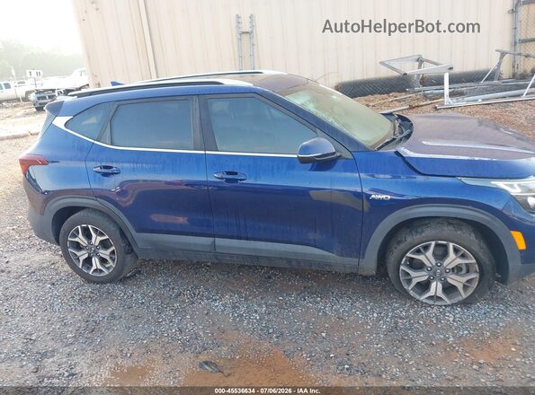 KNDERCAA6M7079787 2021 KIA SELTOS Blue უკანა სალონის ხედი
