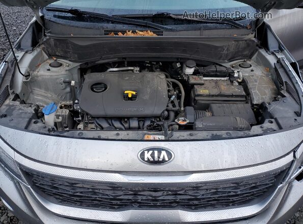 KNDERCAA7M7220611 2021 KIA SELTOS Silver Engine compartment view