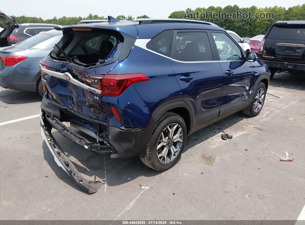 KNDERCAA8M7220200 2021 KIA SELTOS Blue უკანა მარჯვენა