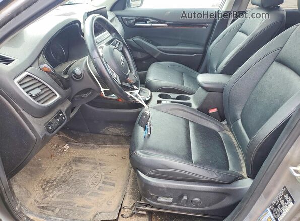 KNDERCAA9M7200697 2021 KIA SELTOS Gray Widok wnętrza z przodu