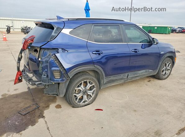 KNDERCAA9N7240103 2022 KIA SELTOS Синий Задняя правая четверть