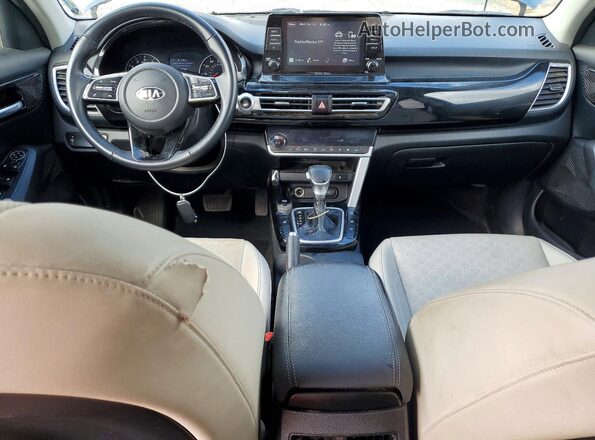 KNDERCAAXM7109454 2021 KIA SELTOS Серый Вид панели приборов
