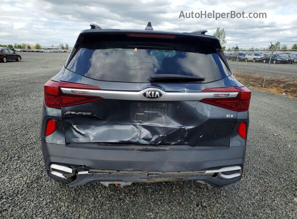 KNDERCAAXM7109454 2021 KIA SELTOS Серый Вид сзади