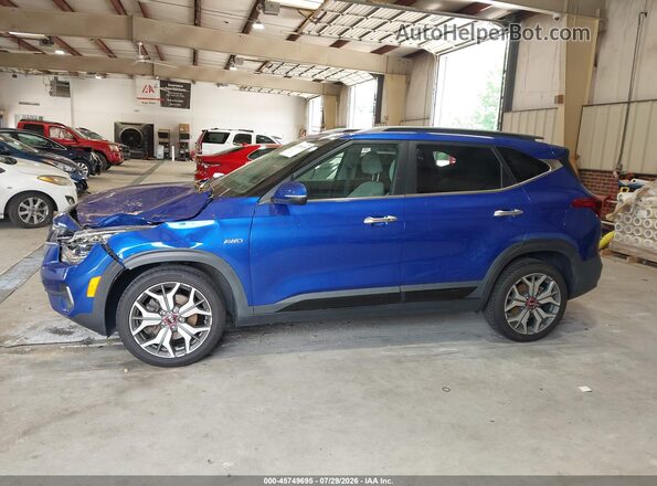 KNDETCA23M7099697 2021 KIA SELTOS Blue 