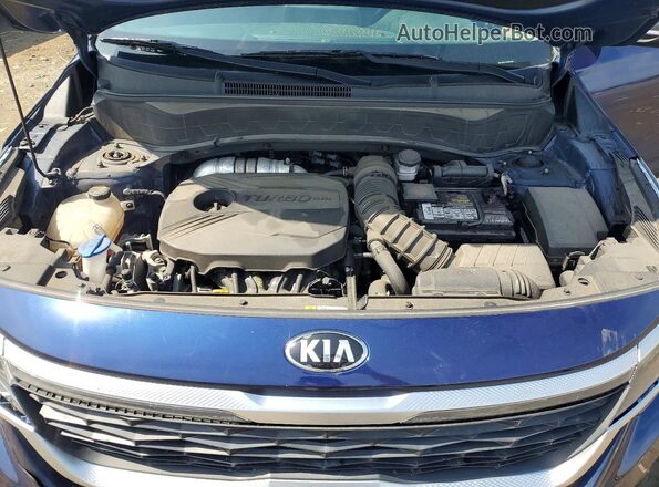 KNDETCA24M7187383 2021 KIA SELTOS Blue Vista del compartimento del motor