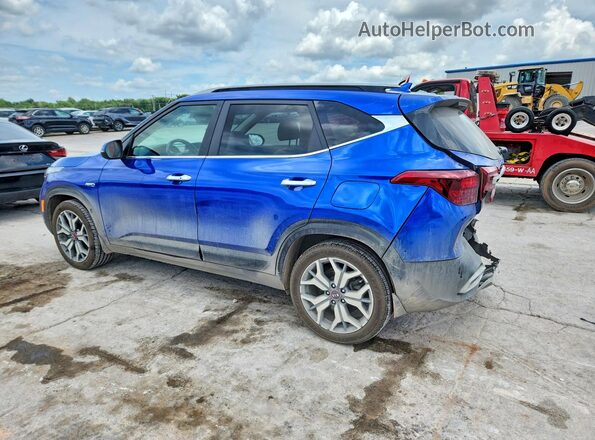 KNDETCA28M7111990 2021 KIA SELTOS Blue Задня ліва чверть