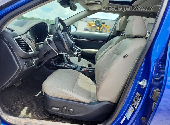 KNDETCA28M7111990 2021 KIA SELTOS Blue Вид салону спереду