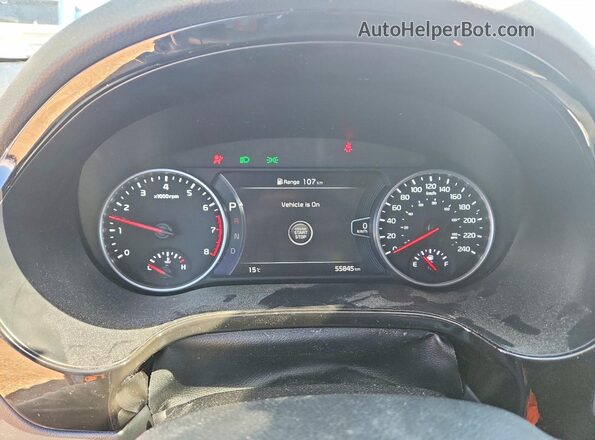 KNDETCA2XM7085117 2021 KIA SELTOS Silver ხელსაწყოთა პანელის ხედი