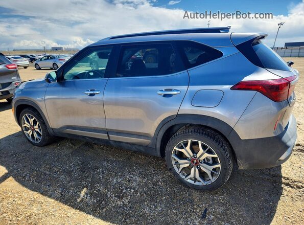 KNDETCA2XM7085117 2021 KIA SELTOS Silver უკანა მარცხენა