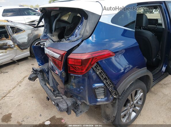 KNDEU2AA1M7058662 2021 KIA SELTOS Blue Widok z przodu
